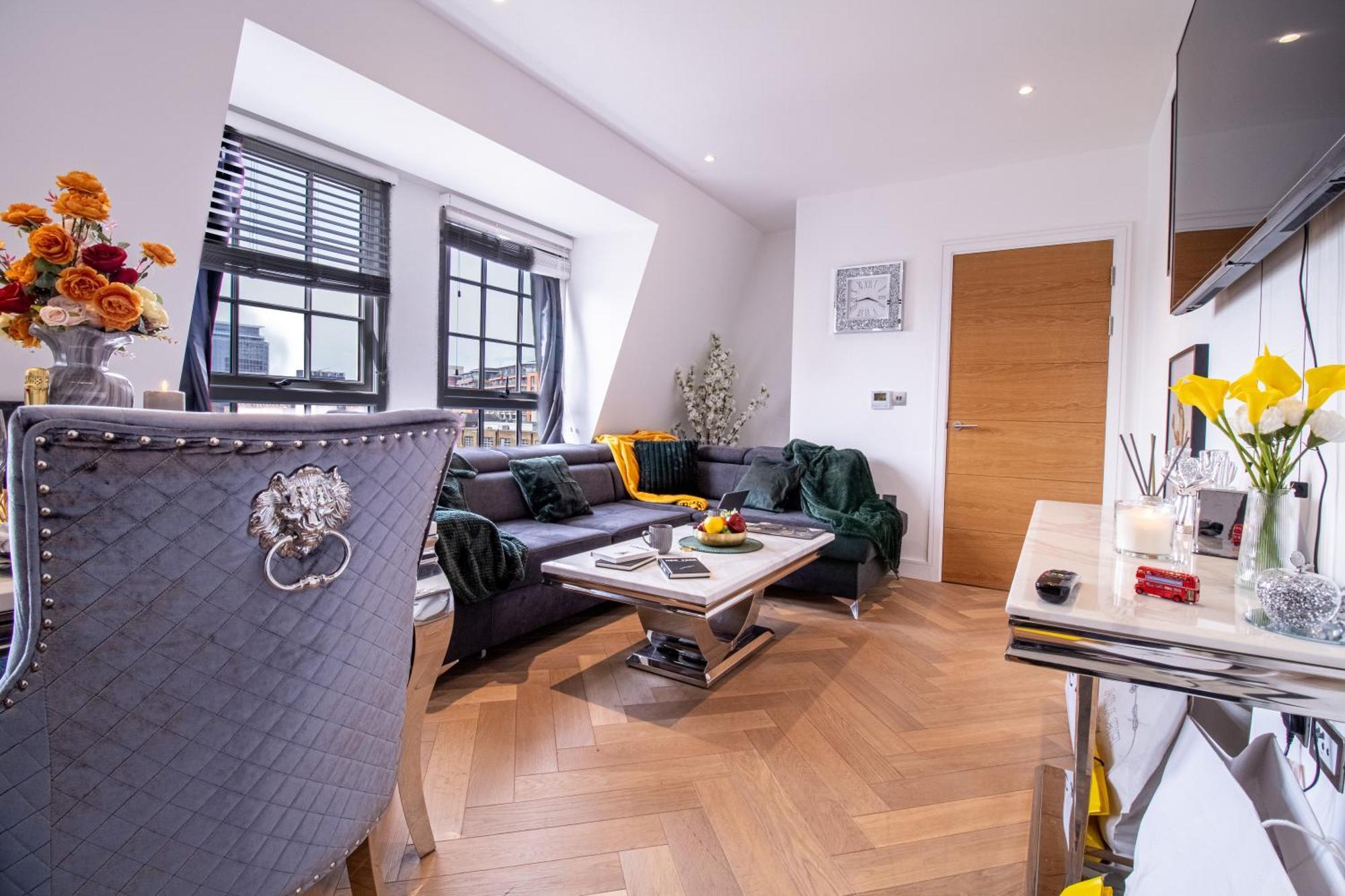Luxurious 1-Bedroom Penthouse In Marble Arch 71 ロンドン エクステリア 写真