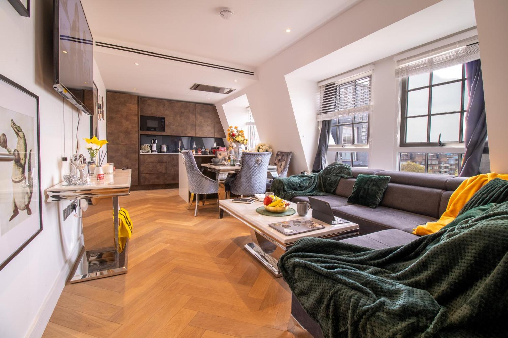 Luxurious 1-Bedroom Penthouse In Marble Arch 71 ロンドン エクステリア 写真
