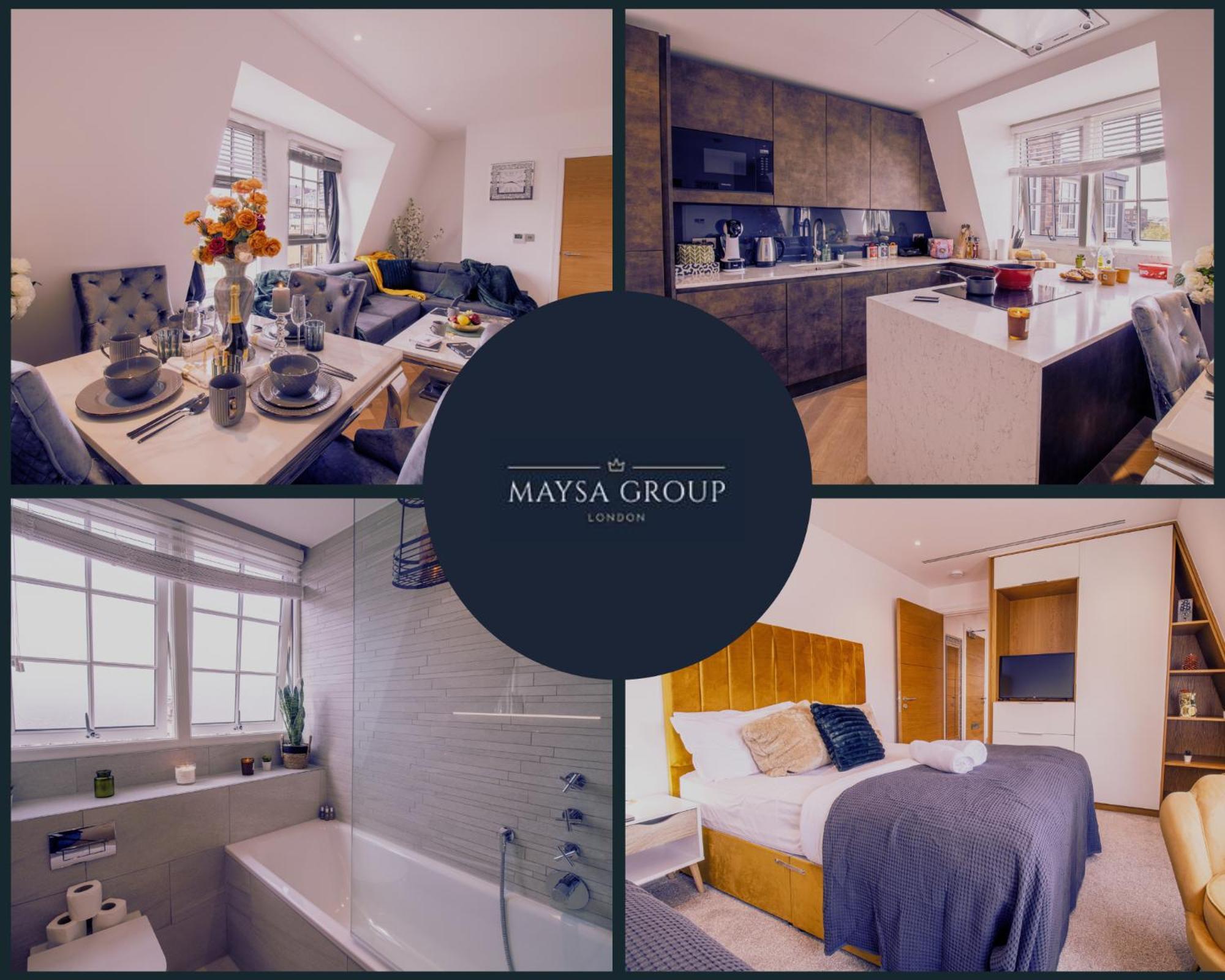 Luxurious 1-Bedroom Penthouse In Marble Arch 71 ロンドン エクステリア 写真